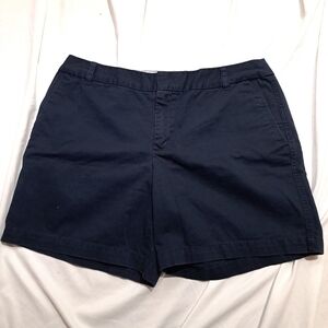 Liz Claiborne | Navy blue Audra fabric summer short